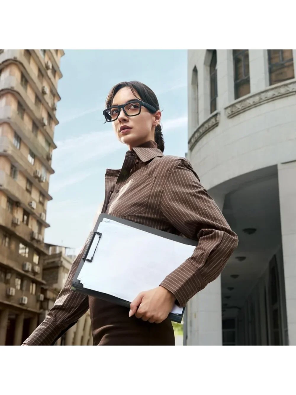 Lightweight Bluetooth Audio Sunglasses, Open Ear Sport Glasses, 10H Playtime